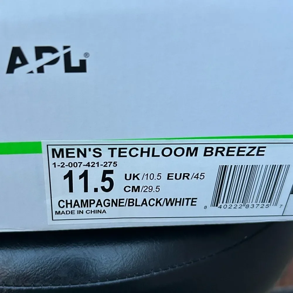 APL: Athletic Propulsion Labs TechLoom Breeze Sneakers Size 11.5 Men's
